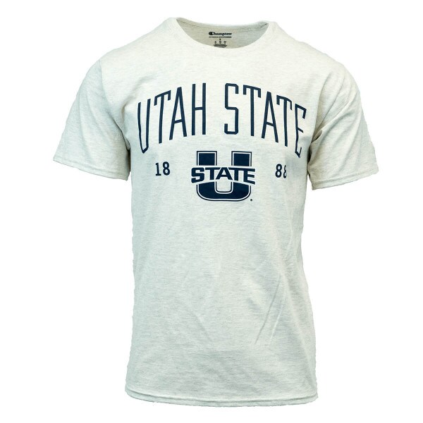 utah state 1888 tshirt oatmeal